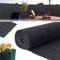 LZQ PVC Sichtschutzmatte Sichtschutzzaun Anthrazit 200x300cm Balkonverkleidung, Balkonumrandung, Blende mit verstärkten Lamellen, Garten, Balkon, Terrasse