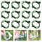 Plant Supports for Outdoor Plants, 2025 New Plant Clips, Plant Clips for Climbing Plants, Twine Vine Trellis Cage, Vegetable Garden Plant Support Clips Grafting Tools (100, Green)