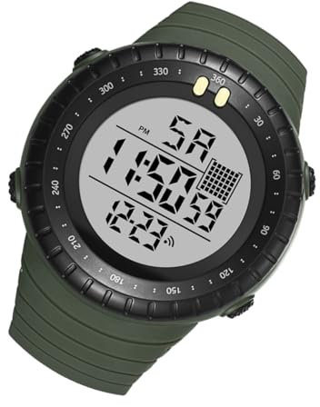 ifundom Reloj Electrónico para Hombre Reloj Deportivo Alarma y Pantalla para Natación y Entrenamiento Multiusos