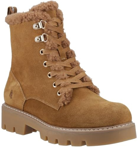 Hush Puppies Aurelia Suede Women's Tan Winter Ankle Boots - UK 4