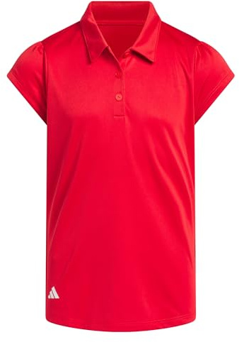 adidas Unisex Kids Girls Performance Kurzarm-Poloshirt