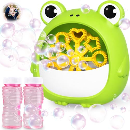 Chennyfun Machine à Bulles Portable de Grenouille