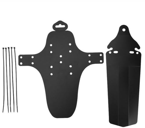SOLUSTRE Mountain Mudguard aus Kunststoff Hinterer Kotflügel mit Einfachem Befestigungssystem Schmaler Spritzschutz für Mountainbike und Fatbike Zubehör Robust und Leicht