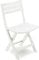 Ipae 9693650 Sedia Birreria, Resina, Bianco