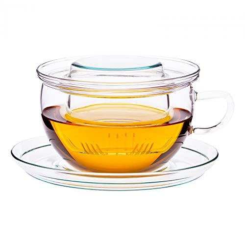 Trendglas Jena TEA TIME Teetasse mit Glasfilter, 0.4 L