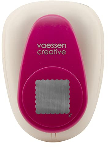 Vaessen Creative 21439-006 Stanzer Super Jumbo Rechteckiger Rahmen | 7, 5 cm, Metal, Plastic, Purple, 15.1 x 10.9 x 8.5 cm