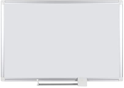 Bi-Office magnetisches Whiteboard New Generation, Trocken Abwischbar, Mit Aluminiumrahmen, Magnettafel, Memoboard, Lackierte Stahloberfläche, 120 x 90 cm