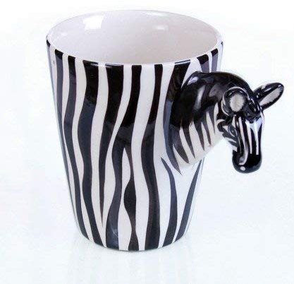 Zebra-Keramik-Becher-Tasse-Tier-3d Tasse-mit-Tier-bild-motiven