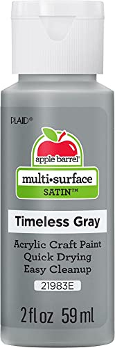 Apple Barrel Acrylic Paint, Grey, 2oz