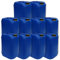 Wilai GmbH Lote de10 bidones de Polietileno/Jerrycan 25 L Azul HDPE DIN61 Calidad alimentaria (10x22248)
