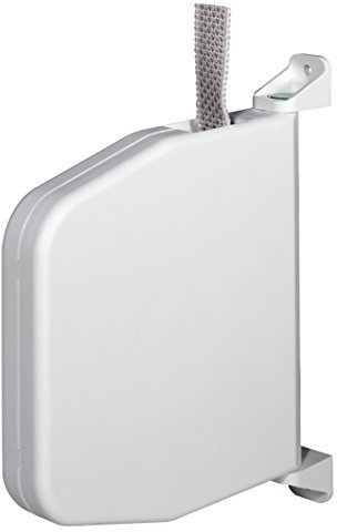 Enrouleur de sangle Selve 084803, montage en saillie, blanc, avec système de charnière Sangle de 5 m pour volets roulants, blanc