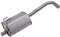 BESTPRICE 1x Endschalldämpfer Kompatibel mit FIAT 500 (312_), 500 C (312_), PANDA (169_), PANDA (169_), FORD KA (RU8)