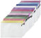 24PCS Plastic Wallets Folders - A4 Plastic Wallet Document Folder Extra Thick Zip Lock Bags Mesh Zipper Bag for File Storage