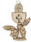 36 PZ Calice legno PRIMA COMUNIONE 5 cm decorazione BOMBONIERA