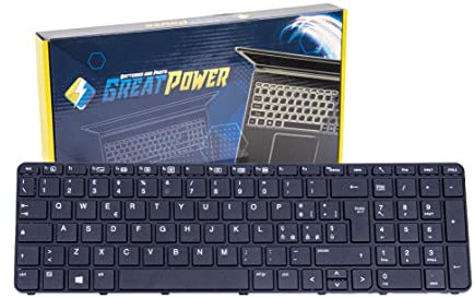 INFOELETTRONICA LO STORE DELLA CONVENIENZA E QUALITA' Tastiera Italiana per HP ProBook 650 G2, 655 G2 (No Trackpoint)