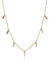 Sif Jakobs Jewellery Damen-Kette Princess 925er Silber Zirkonia One Size Gold/Mehrfarbig 32011889