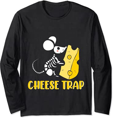 Fromage Piège Petit Souris Mignon Rat Fromage Amoureux Manche Longue
