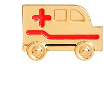 HCMA Rotes Kreuz Krankenwagen Pins Abzeichen Broschen Anstecknadel Arzt Krankenschwester Medical School Abschlussgeschenk Krankenschwester Schmuck