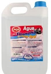 Agua de planchar perfumada aroma floral PQS 5 l.