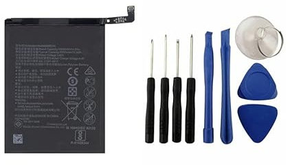 Audiosystem BATTERIA PER HUAWEI P40 LITE E ART-L28 L29 4000MAH HB406689ECW, INCLUSO KIT MONTAGGIO BATTERIA
