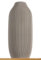 3D Vase Dekovase Stella XL 38cm Bodenvase Vase Pampasgras Trockenblumen Hellgrau