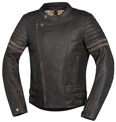 IXS Andy Motorrad Lederjacke, braun, 52