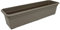 MePla Blumenkasten Balcony Standard Länge 80 cm, Breite 16,7 cm, Taupe, wetterfest aus UV-beständigem Kunststoff