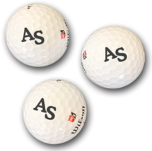 Wilson Duo Soft Golfball mit Gravur Initialen für Golfspieler/in Dein Text personalisiert Golfsport Wunschtext Personalisieren 3, 6 oder 12 Golfbälle (3 STK Duo Soft 8,65/STK)