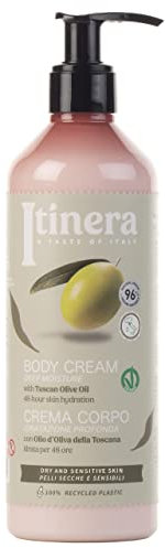 ITINERA Feuchtigkeitsspendende Körperlotion für trockene und empfindliche Haut mit toskanischem Olivenöl, 96% 370 ml 1 stück