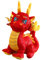 Peluche Chinois Peluche Dragon du Nouvel an Animal Dragon en Peluche Poupée en Peluche Dragon Chinois Dragon du Nouvel an Chinois Dragon Doré Rouge Astrologie Chinoise