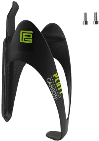 PLATT Porte-bouteille d'eau en fibre de carbone léger pour vélo de route et VTT, mat 3K