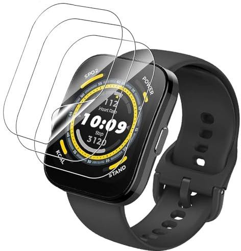 Renwox 5pcs pellicola idrogel per Amazfit Bip 5 1.91 | Orologio intelligente Flessibile HD Clear Pellicola Protettiva Schermo TPU Ultra Sottile, Touch Sensibile, Senza bolle