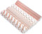Papierstrohhalme Trinkhalm, 200 Stück Papier Strohhalme, Papierhalme Halme für Hochzeit, Geburtstag, Cocktail Feier Partyzubehör (Roségold)
