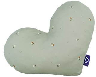 Träumeland GmbH Kuschelkissen Herz Fiore grün, 38 x 30 x 12 cm