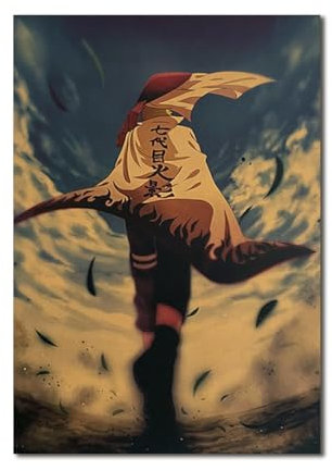 XEYOON Namikaze Minato Anime-Poster, Wandkunst, Bild, Heimdekoration, Familiendekoration, Wandkunstdrucke, 1 Stück