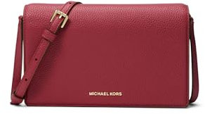 Michael Kors Jet Set Medium Flap Crossbody Deep Red, tiefes rot