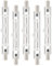 HOMEDEK 5Er-Pack R7S 118 Mm 300 W 230 V, R7S Halogen-Linear-GlüHlampe, Dimmbare Halogenlampe für Bauarbeiten, Landschaftsbeleuchtung