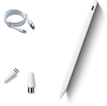 Penna Per Ipad - Penna Compatibile con iPad 2018-2025 ,Ricarica Rapida ,Non c'è Bisogno Di Collegare Bluetooth,Magnetica Stylus