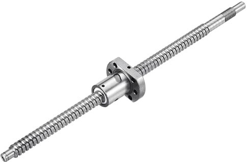 QUARKZMAN Vite a Ricircolo di Sfere SFU1204 (Diametro 12mm, Passo 4mm, Lunghezza 300mm) con Dado a Ricircolo di Sfere Kit Standard di Fine Lavorazione per Macchine CNC BK/BF12