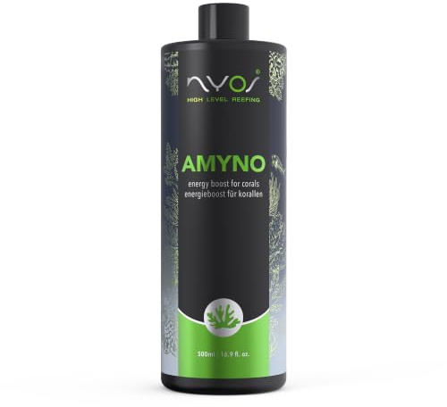 Nyos AMYNO - Organische Versorgung für Korallen - Aminosäuren für Meerwasseraquarien, Wachstum & Farbe, für alle Korallenarten geeignet, 250 ml