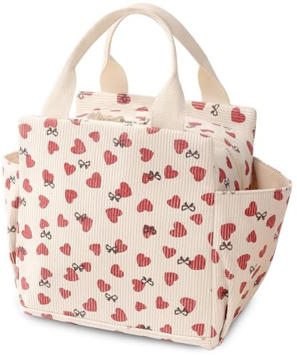 Joselin Bolsa Térmica de para Almuerzo, Lonchera con Aislamiento Térmico, Bolso de Mano Multifuncional para Niños, Bolsa Térmica Escolar, Bolsa para Picnic.