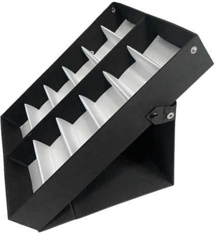 Ziiyoilh 12 Slots Glasses Tray Sunglasses Display Case Eyeglass Organizer Box Eyewear Holder Sunglass Stand Sun Glasses Organizer