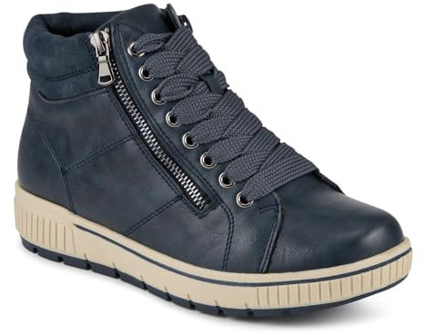 Pavers Womens Lace Up Boots with Side Zip | Autumn Winter Collection | Lace Up | Zip