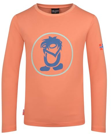 Trollkids Kids Troll Longsleeve 176, Coral Haze/Cornflower
