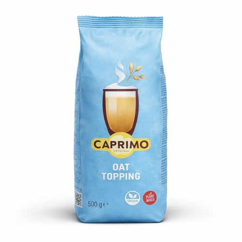 Caprimo Oat Drink Powder, 100% Plant Based Creamy Oat Milk Powder for Coffee, Tea & Hot Drinks (Pack of 1, Total 500 Grams) - Oat Topping, Gluten Free, Lactose Free, Dairy & Soy Free, Vegans