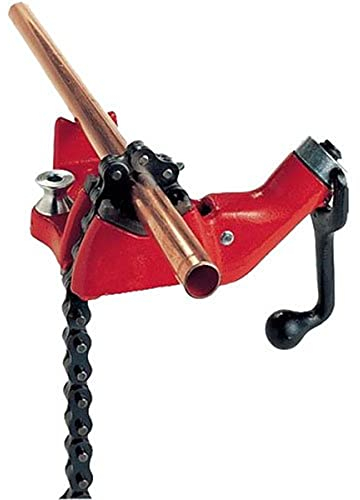RIDGID 40210 Model BC610 Top Screw Bench Chain Vice, 1/4-inch to 6-inch Bench Vice,Red