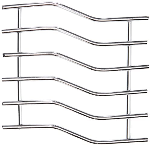 APOLLO 6121 20cm Chrome Wave Trivet, Stainless Steel, Silver, 20x1x20