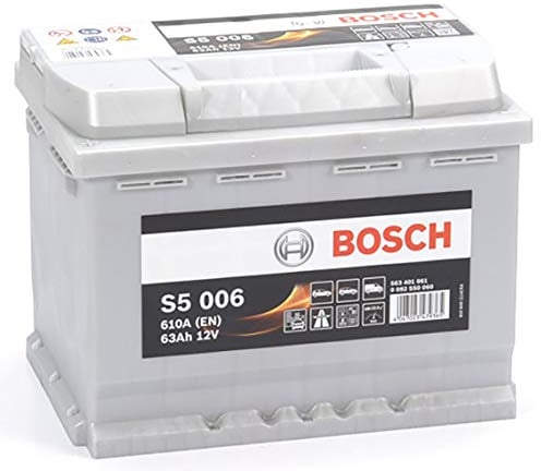 Bosch S5006 - Car Battery - 63A/H - 610A - Lead-Acid Technology - for Vehicles without Start/Stop System