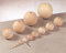Rohholzkugel Holzkugel Kugel Holz Buche durchbohrt Ø 20 mm ø 4 mm 4 Stück