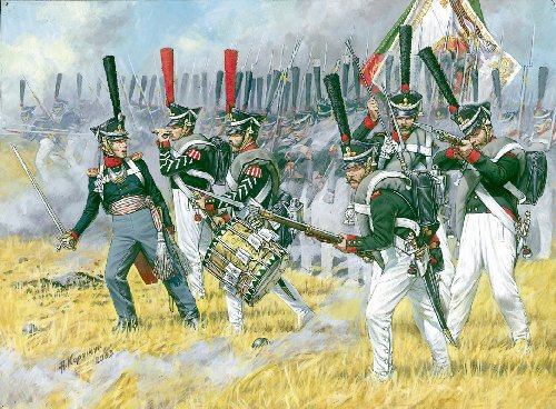 Zvezda 500788020-1:72 Russische Heavy Infantry 1812-14